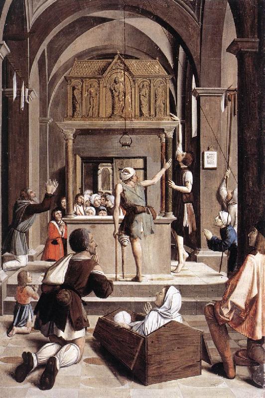 LIEFERINXE, Josse Pilgrims at the Tomb of St Sebastian fg oil painting picture